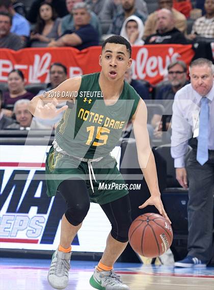 Thumbnail 3 in Notre Dame vs. Pleasant Valley (CIF State D3 Final) photogallery.