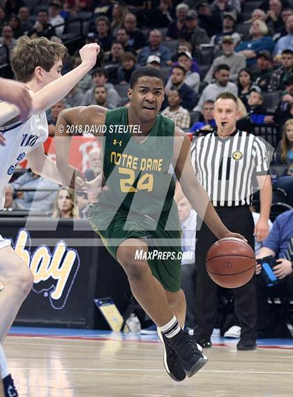 Thumbnail 3 in Notre Dame vs. Pleasant Valley (CIF State D3 Final) photogallery.