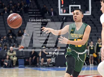 Thumbnail 1 in Notre Dame vs. Pleasant Valley (CIF State D3 Final) photogallery.