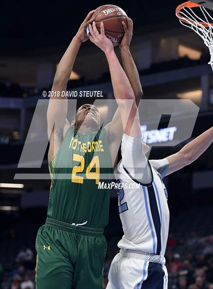 Thumbnail 3 in Notre Dame vs. Pleasant Valley (CIF State D3 Final) photogallery.