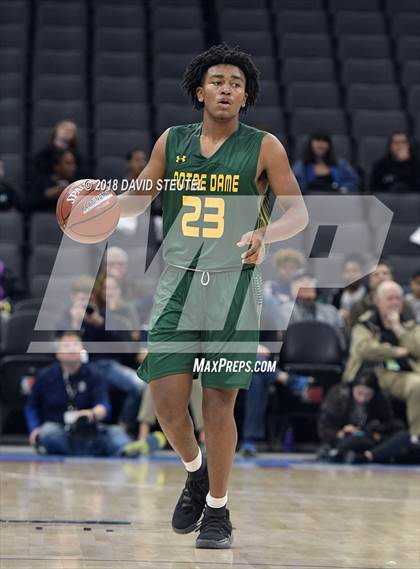 Thumbnail 2 in Notre Dame vs. Pleasant Valley (CIF State D3 Final) photogallery.