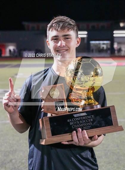 Thumbnail 3 in Notre Dame Prep @ Salpointe Catholic (AIA 4A Finals - Awards) photogallery.