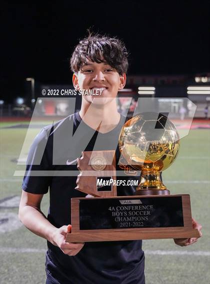 Thumbnail 3 in Notre Dame Prep @ Salpointe Catholic (AIA 4A Finals - Awards) photogallery.
