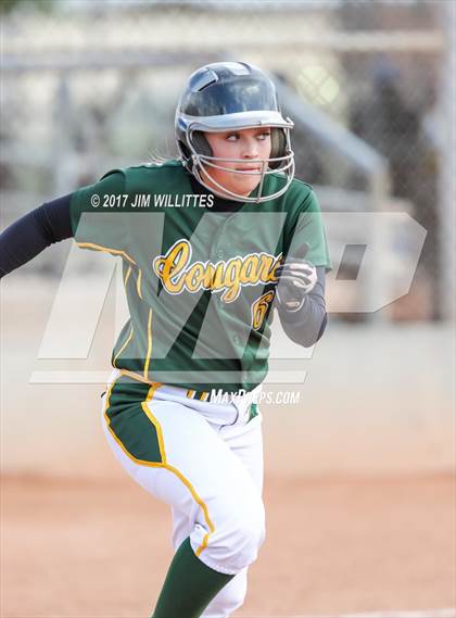 Thumbnail 2 in Salpointe Catholic vs. Show Low (Chandler Prep Softball Classic)  photogallery.