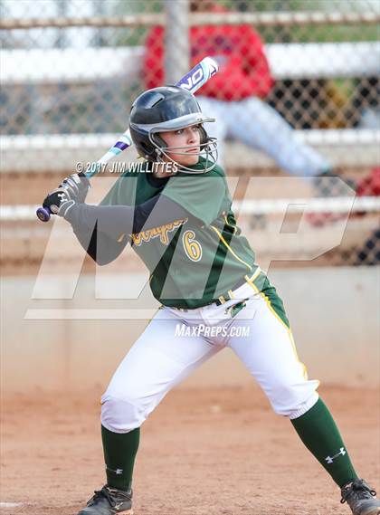 Thumbnail 3 in Salpointe Catholic vs. Show Low (Chandler Prep Softball Classic)  photogallery.