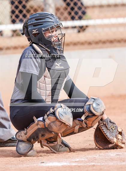 Thumbnail 1 in Salpointe Catholic vs. Show Low (Chandler Prep Softball Classic)  photogallery.