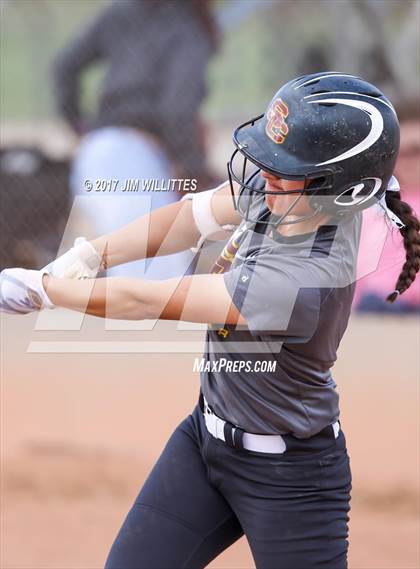 Thumbnail 3 in Salpointe Catholic vs. Show Low (Chandler Prep Softball Classic)  photogallery.
