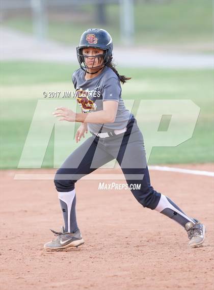 Thumbnail 3 in Salpointe Catholic vs. Show Low (Chandler Prep Softball Classic)  photogallery.