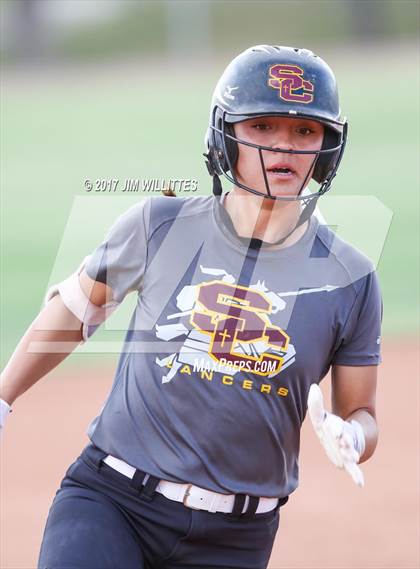 Thumbnail 1 in Salpointe Catholic vs. Show Low (Chandler Prep Softball Classic)  photogallery.