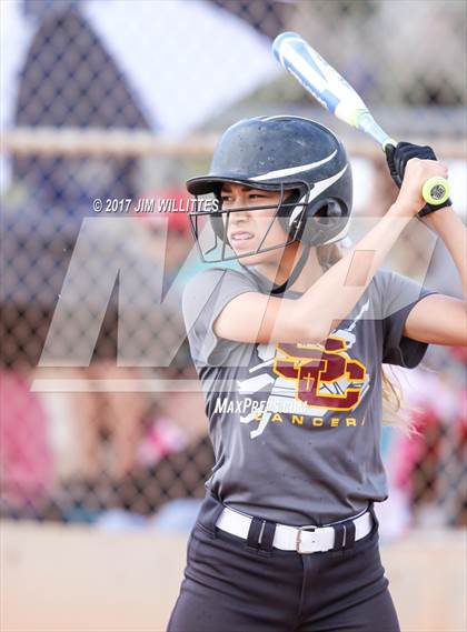 Thumbnail 1 in Salpointe Catholic vs. Show Low (Chandler Prep Softball Classic)  photogallery.