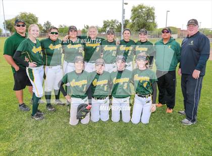 Thumbnail 1 in Salpointe Catholic vs. Show Low (Chandler Prep Softball Classic)  photogallery.