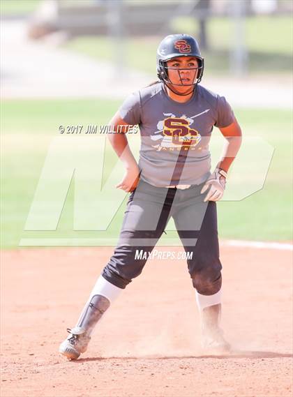 Thumbnail 2 in Salpointe Catholic vs. Show Low (Chandler Prep Softball Classic)  photogallery.