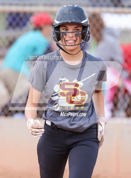 Thumbnail 1 in Salpointe Catholic vs. Show Low (Chandler Prep Softball Classic)  photogallery.