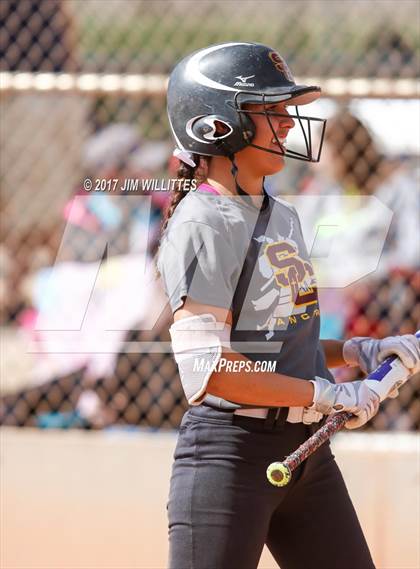 Thumbnail 3 in Salpointe Catholic vs. Show Low (Chandler Prep Softball Classic)  photogallery.