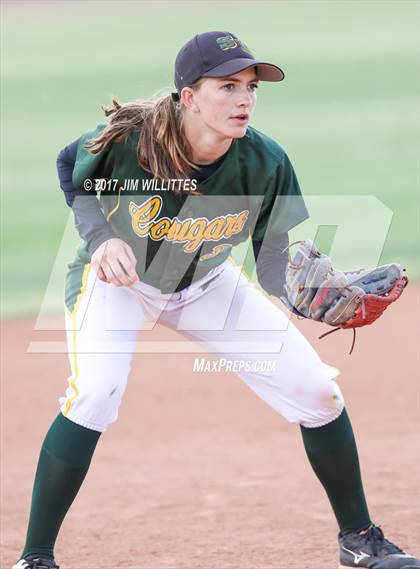 Thumbnail 1 in Salpointe Catholic vs. Show Low (Chandler Prep Softball Classic)  photogallery.