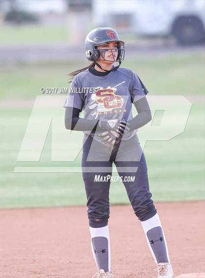 Thumbnail 1 in Salpointe Catholic vs. Show Low (Chandler Prep Softball Classic)  photogallery.
