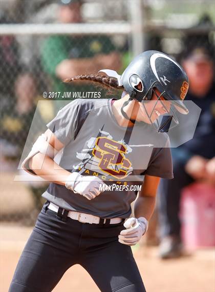 Thumbnail 1 in Salpointe Catholic vs. Show Low (Chandler Prep Softball Classic)  photogallery.