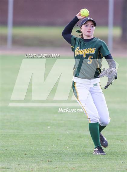 Thumbnail 2 in Salpointe Catholic vs. Show Low (Chandler Prep Softball Classic)  photogallery.