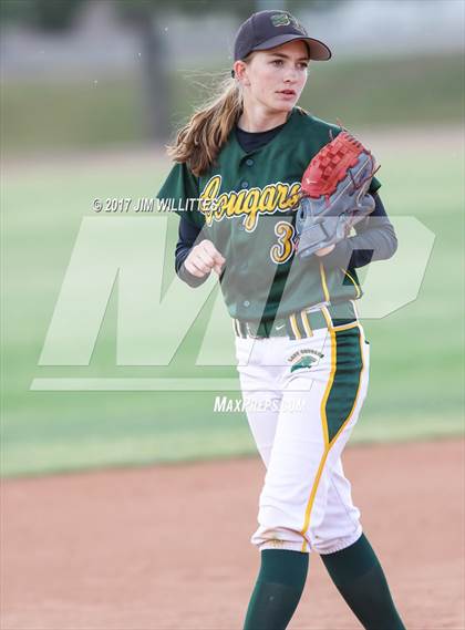 Thumbnail 2 in Salpointe Catholic vs. Show Low (Chandler Prep Softball Classic)  photogallery.