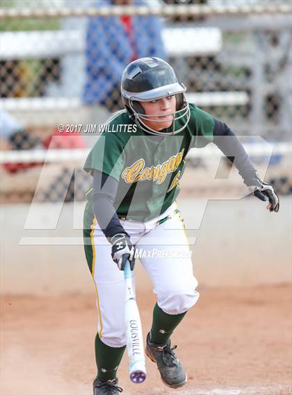 Thumbnail 2 in Salpointe Catholic vs. Show Low (Chandler Prep Softball Classic)  photogallery.