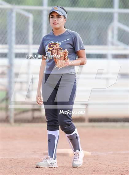 Thumbnail 2 in Salpointe Catholic vs. Show Low (Chandler Prep Softball Classic)  photogallery.