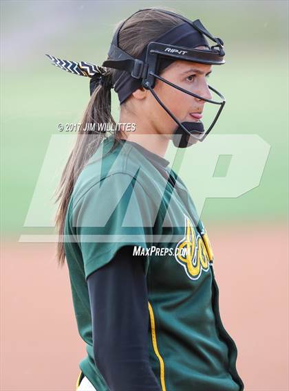 Thumbnail 2 in Salpointe Catholic vs. Show Low (Chandler Prep Softball Classic)  photogallery.