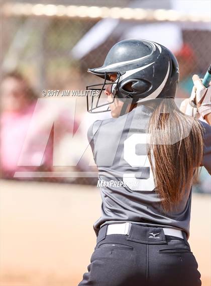 Thumbnail 2 in Salpointe Catholic vs. Show Low (Chandler Prep Softball Classic)  photogallery.