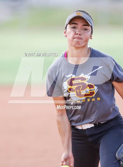 Thumbnail 3 in Salpointe Catholic vs. Show Low (Chandler Prep Softball Classic)  photogallery.