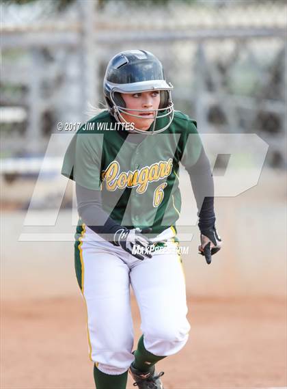 Thumbnail 1 in Salpointe Catholic vs. Show Low (Chandler Prep Softball Classic)  photogallery.