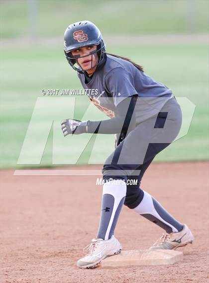 Thumbnail 2 in Salpointe Catholic vs. Show Low (Chandler Prep Softball Classic)  photogallery.