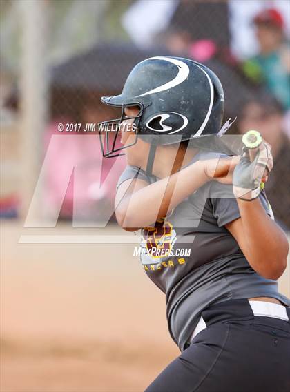 Thumbnail 3 in Salpointe Catholic vs. Show Low (Chandler Prep Softball Classic)  photogallery.