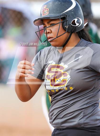 Thumbnail 3 in Salpointe Catholic vs. Show Low (Chandler Prep Softball Classic)  photogallery.