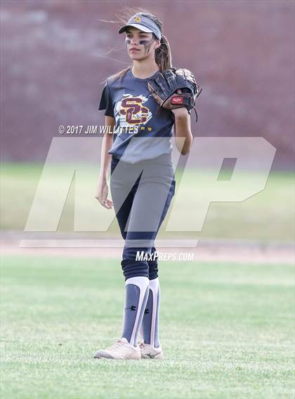 Thumbnail 1 in Salpointe Catholic vs. Show Low (Chandler Prep Softball Classic)  photogallery.