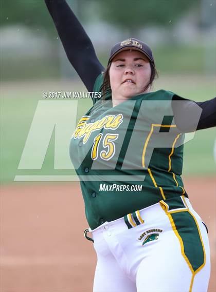 Thumbnail 2 in Salpointe Catholic vs. Show Low (Chandler Prep Softball Classic)  photogallery.