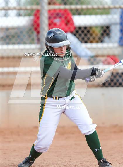 Thumbnail 2 in Salpointe Catholic vs. Show Low (Chandler Prep Softball Classic)  photogallery.