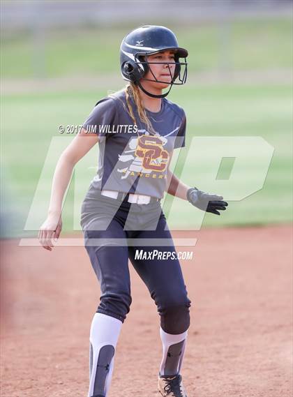 Thumbnail 2 in Salpointe Catholic vs. Show Low (Chandler Prep Softball Classic)  photogallery.