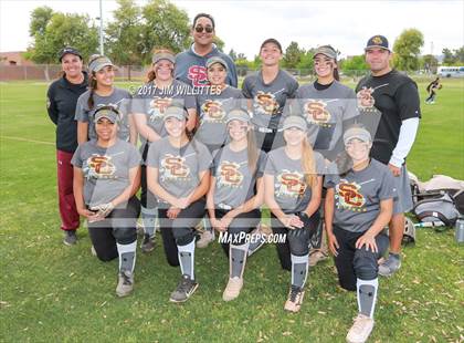 Thumbnail 3 in Salpointe Catholic vs. Show Low (Chandler Prep Softball Classic)  photogallery.