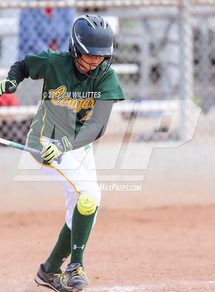 Thumbnail 3 in Salpointe Catholic vs. Show Low (Chandler Prep Softball Classic)  photogallery.