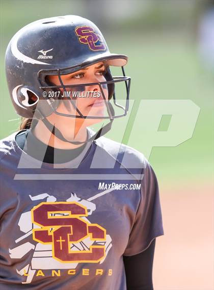 Thumbnail 3 in Salpointe Catholic vs. Show Low (Chandler Prep Softball Classic)  photogallery.