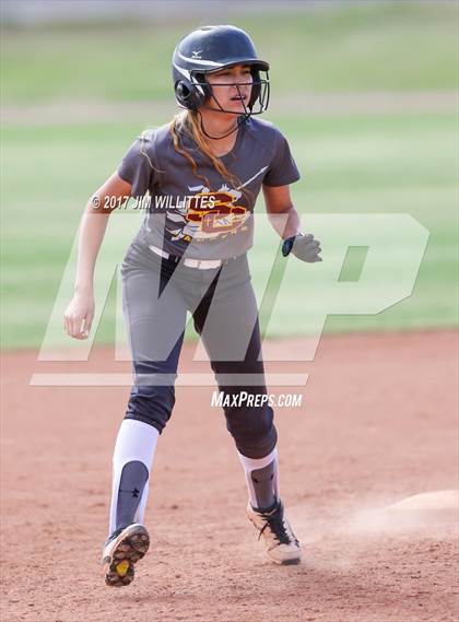 Thumbnail 1 in Salpointe Catholic vs. Show Low (Chandler Prep Softball Classic)  photogallery.