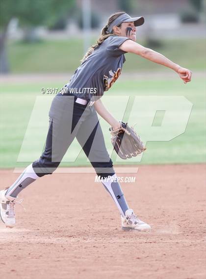 Thumbnail 3 in Salpointe Catholic vs. Show Low (Chandler Prep Softball Classic)  photogallery.