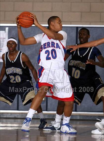 Thumbnail 3 in Serra vs. Cheyenne (MLK Hoops Shootout) photogallery.