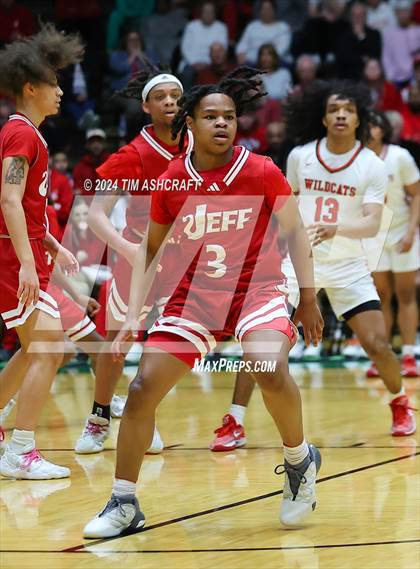 Thumbnail 3 in Jeffersonville vs Lawrence North (IHSAA 4A Semi State) photogallery.