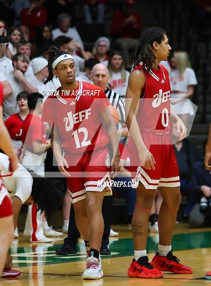 Thumbnail 2 in Jeffersonville vs Lawrence North (IHSAA 4A Semi State) photogallery.