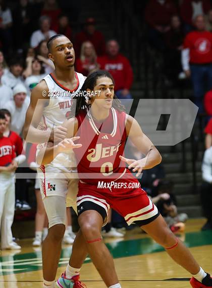 Thumbnail 2 in Jeffersonville vs Lawrence North (IHSAA 4A Semi State) photogallery.