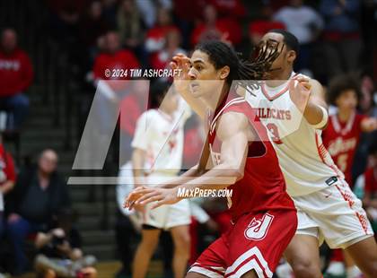 Thumbnail 1 in Jeffersonville vs Lawrence North (IHSAA 4A Semi State) photogallery.