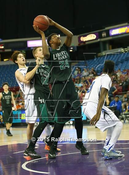 Thumbnail 1 in Liberty Ranch vs. Capital Christian (CIF SJS D4 Final) photogallery.