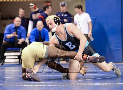 Thumbnail 2 in NCHSAA Individual Wrestling 3A Semifinals photogallery.