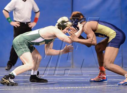 Thumbnail 2 in NCHSAA Individual Wrestling 3A Semifinals photogallery.