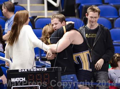 Thumbnail 1 in NCHSAA Individual Wrestling 3A Semifinals photogallery.